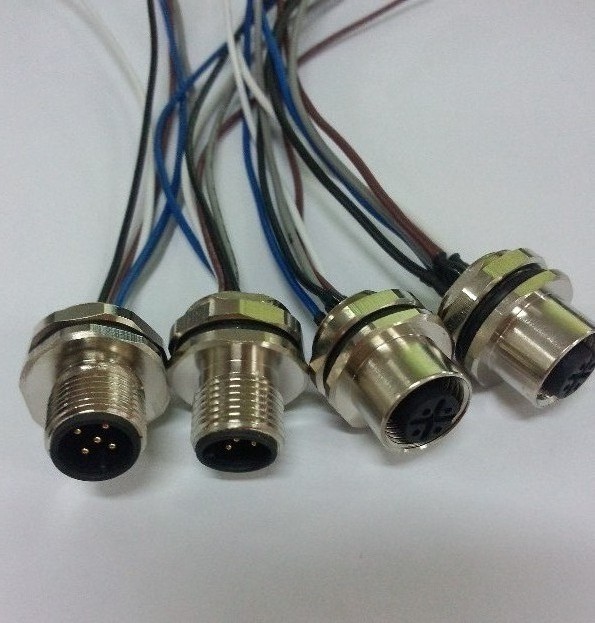 M12针型和孔型，安装螺纹M16×1.5