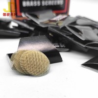 现货纯铜网片、烟斗助燃网片、金色纯铜烟网片