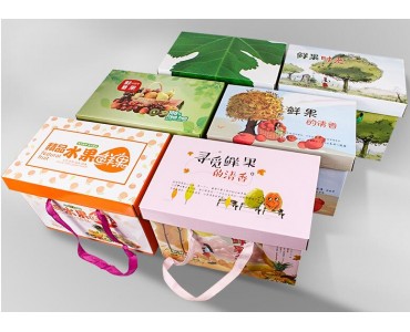 恩施瓦楞纸箱印刷熟食手提礼箱定制开窗包装箱印刷定做