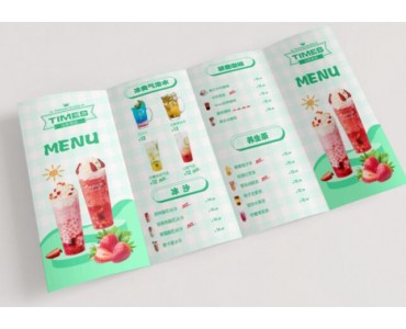 宜都宣传折页设计制作酒店折页菜单折页印刷