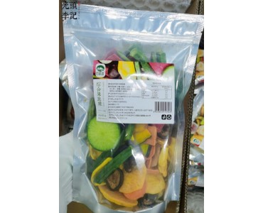 阴阳袋综合果蔬脆厂家原料散货供应生产加工代理加盟批发订制