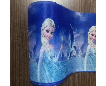 爱莎公主款水刺印花无纺布 泉州供应 可定制