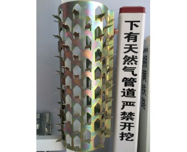 供应燃气管道防爬刺，落水管道防盗刺，围墙防盗刺 厂家定做
